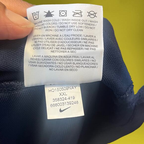 Nike Golf Tour Performance Dri Fit Polo Button Up Embroidered XXL II-12 - Picture 7 of 7